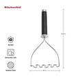 thumbnail image 3 of Masher KitchenAid Gourmet en Acier Inoxydable 26 cm Noir, 3 of 6