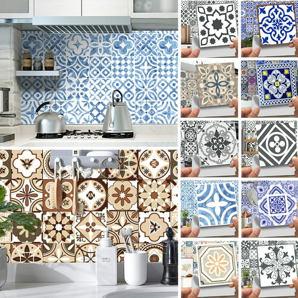 Cvlife Removable Wall Stickers Vinyl Tile Backsplash Kitchen Bathroom Decals Com - Vinyl Wall Decals For Kitchen Backsplash Cvlife Removable Wall Stickers Vinyl Tile Backsplash Kitchen Bathroom Decals Com - Vinyl Wall Decals For Kitchen Backsplash