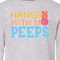 thumbnail image 4 of Inktastic Hanging with My Peeps Long Sleeve Youth T-Shirt, 4 of 5