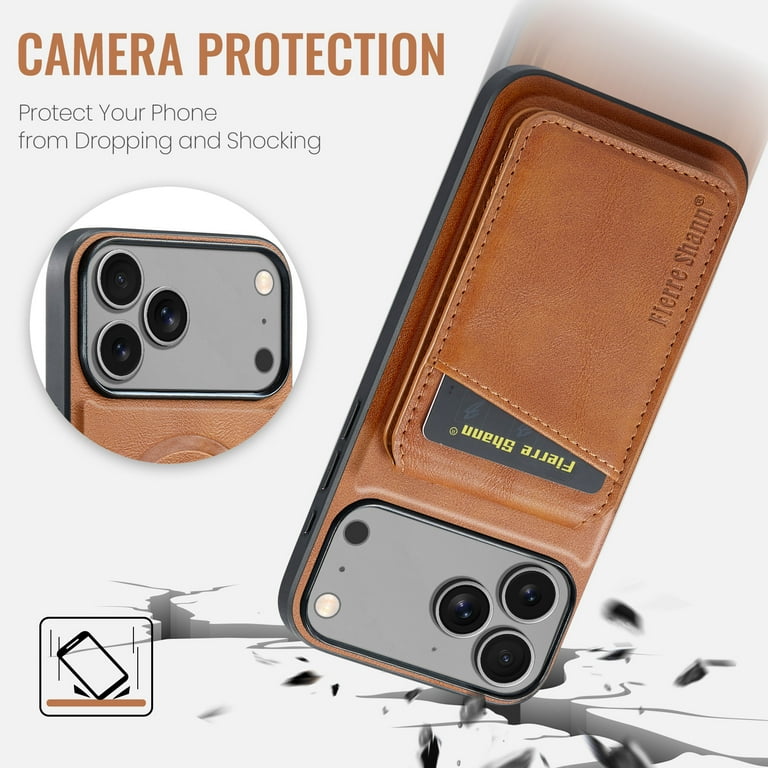 Cell Phone Card Case Protector VRS Design Origin Wallet Case For IPhone 16  Plus (2024), Rugged