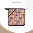 thumbnail image 3 of Sikiie Cute Lamas Pot Holders Kitchen Insulation Mats Heat Resistant Pot-Holder Oven Anti-Scald Pads for Cooking Baking, 7.1*7.1inch, 3 of 8