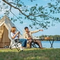 thumbnail image 6 of BOSSIN Portable Oversized Rocking Camping Chair for Adults,Outdoor Folding Chair with Storage Bag & Cup Holder, 6 of 7