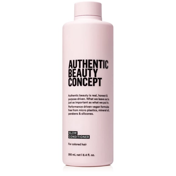 Authentic Beauty Concept Glow Revitalisant / Revitalisant Hydratant pour Cheveux Colorés / Préserve la Couleur / Hydrate les Cheveux Colorés / Végétalien et Sans Cruauté / Sans Sulfate / 8,4 fl. o