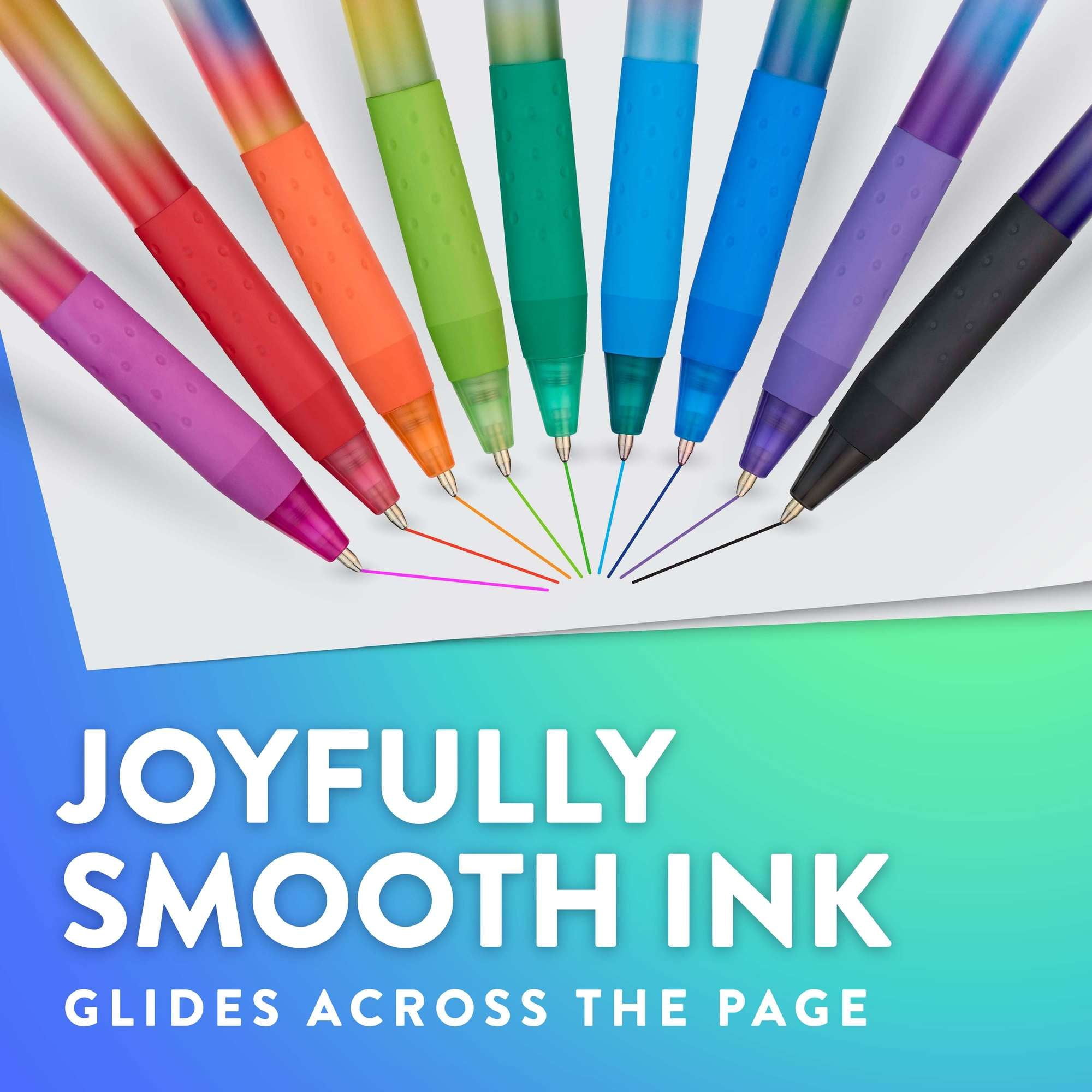 Paper Mate InkJoy 300RT Ballpoint Pens, Fashion Wraps, Retractable, Medium Point, Assorted, 6 Count