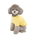 thumbnail image 3 of Winter Dog Sweater Warm Plush Dog Clothes for Small Medium Dogs Cats Soft Puppy Coat Jacket Chihuahua Teddy Costums Dog Supplies XLYellow, 3 of 5