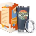 thumbnail image 2 of Vaso NewEeven para 50 cumpleaños, 1975, 50 cumpleaños, 590 ml, 2 of 7