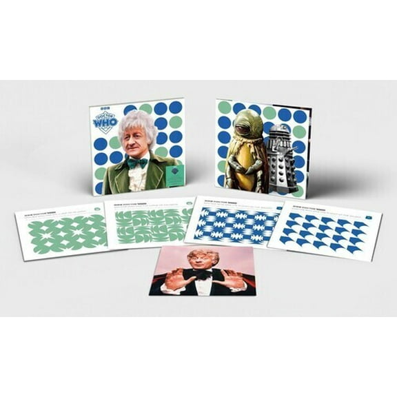 Doctor Who - Jon Pertwee Collection - 4LP Boxset on 140-Gram Green & Blue Colored Vinyl - Music & Performance