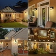 thumbnail image 4 of Porch Light with GFCI Outlet Built in, Dusk to Dawn Outdoor Light with Outlet, Waterproof Anti-Rust Alunmium Exterior Light Fixture Wall Mount Outside Light for House Garage Front Door, Bulb Included, 4 of 5