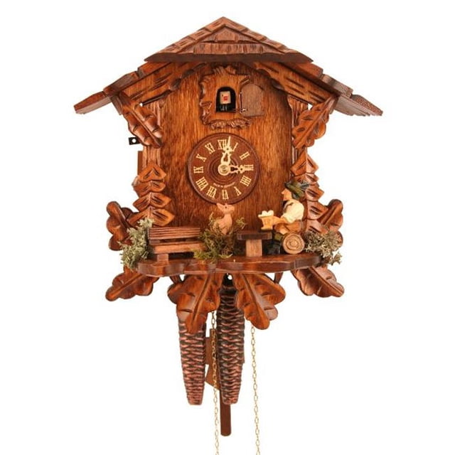 Engstler Horloge Coucou à Poids - Taille Complète