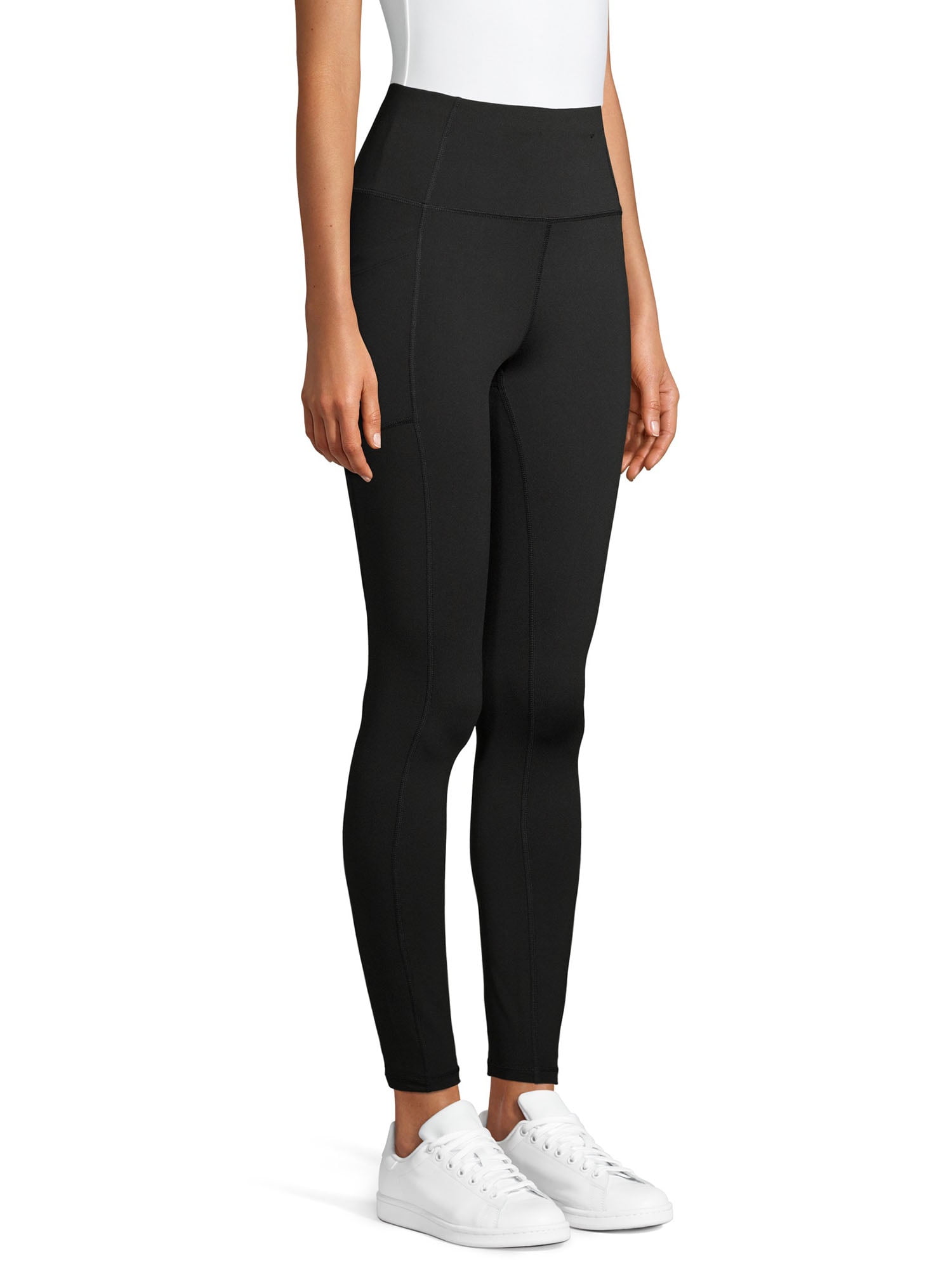 Avia Women's Performance Ankle Tights with Side Pockets 