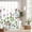 White, variant on MIZHONA Spring Butterfly Shower Curtain Floral Fabric Bathroom Curtain 72"W x 72"L