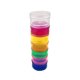 thumbnail image 1 of juego de pastilleros apilables, portátiles, mini, sellados, organizadores de pastillas desmontables, de plástico., 1 of 7