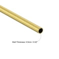 thumbnail image 3 of Uxcell 5.5mm OD 0.5mm Wall Thickness 100mm Length Brass Round Tube 4 Pack, 3 of 5