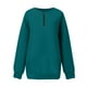 thumbnail image 4 of Tops de otoño para mujer,Blusa de mujer con degradado, manga larga, bolsillos, cuello redondo, informal, suave, para estar en casa, sopatenor, 4 of 8