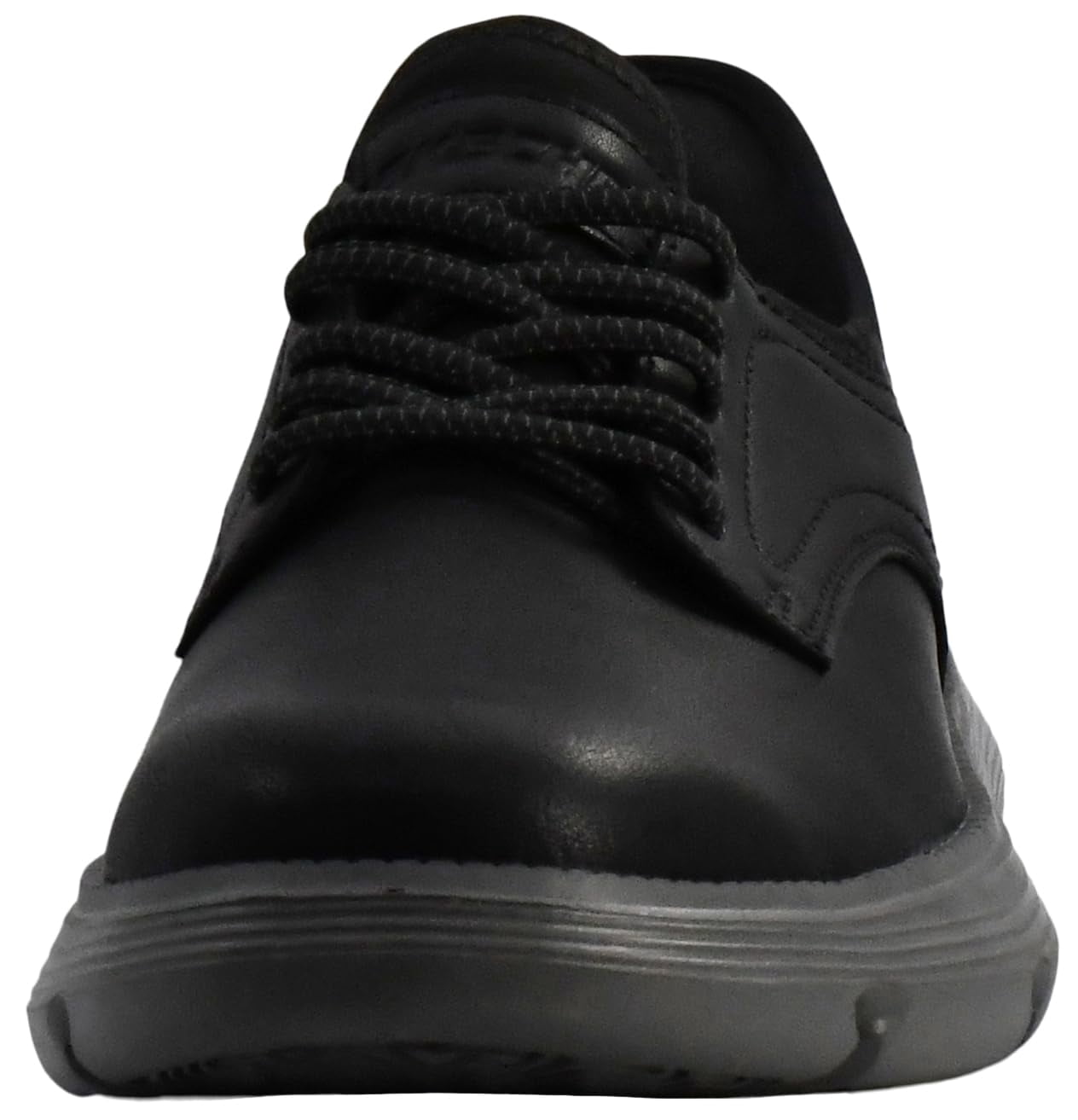 Skechers Garza Gervin Mens Slip on Hands Free Shoes Leather 