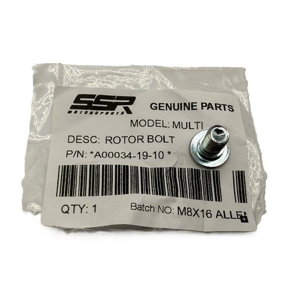 SSR Motorsports Rotor Bolt SR70C SR110 SR125 Auto Semi A00034-19-10