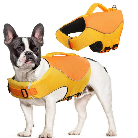 Dog Life Jacket For Swimming And Boating,Ripstop Dog Life Vest Swimsuit With Hig Life Jackets SUCS
