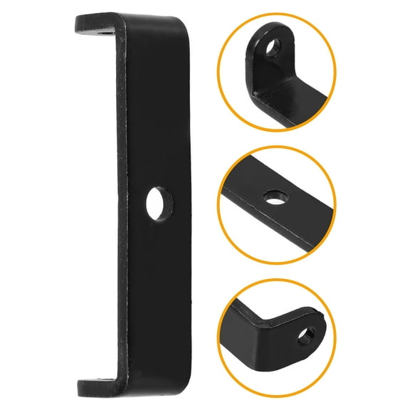 Pretyzoom 2Pcs Strut Connector Bracket U Shaped Bracket Steel for Home Use Sturdy Support