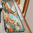thumbnail image 6 of CURLYOOT Giraffe African Animals Runner Rug 2'x6' Washable Kitchen Runner Rug Indoor Non Slip Laundry Rugs Floor Carpet for Hallway Kitchen Entryway Bedroom Living Room, 6 of 9