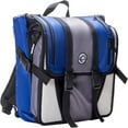 thumbnail image 2 of Case-It BKP-102 Laptop Backpack with Hide-Away Binder Holder, Fits 13-inch Laptops, Blue/Grey (BKP-102 blug), 2 of 6