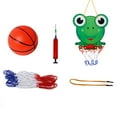 thumbnail image 1 of Indoor Adjustable Frog Tiger Hanging Basketball Netball Hoop Mini Kids Game, 1 of 10