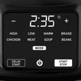 thumbnail image 4 of Gourmia Programmable Slow Cooker 4.5 Qt with Digital Controls and Auto Keep Warm, Black, 4 of 8