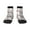 2 Black-1, variant on Koi Fish Pattern Quarter Crew Socks,Toe Seamed Ankle Socks,Cotton Cushioned Breathable Athletic Crew Sports Socks