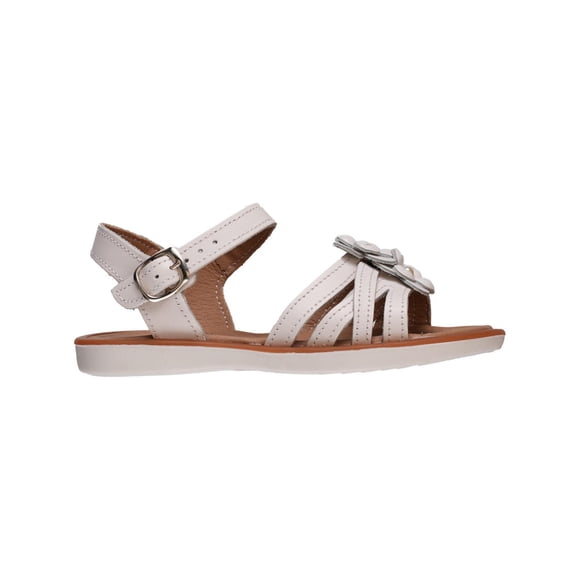 Sandalias Niña Caramelos Comodas Piso Casual blanco 18
