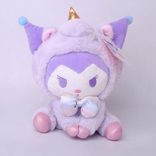 23CM Sanrio Kawali Kuromi unicorn Hello Kitty My Melody Cinnamoroll Pillow Plush Anime Kid toy Cartoon Collection for gift23cm14 Deng Xun unisex