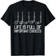 thumbnail image 1 of Playera Divertida para Golfistas - Diseño Creativo "Decisiones del Golf" - Unisex en Negro y Blanco - Regalo Ideal, 1 of 7