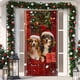 thumbnail image 4 of Decoraciones de Navidad Decoración de Puerta de Navidad de 6.66x2.99 Pies con Entrega de Regalo de Papá Noel, Fondo de la Atmósfera Festiva de la Fiesta Decoraciones de Navidad de Interior, 4 of 6
