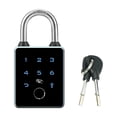 thumbnail image 1 of Candado con huella dactilar y contraseña, cerradura grande todo en uno, con Bluetooth, aplicación de grafiti, NFC, desbloqueo de puerta, antirrobo, impermeable, electrónico, 1 of 1