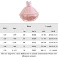 thumbnail image 2 of Vestidoo Formal Vestido sin mangas con cuello redondo Jersey para niñas Vestido de dama de honor de boda Ygjytge Rosa 5 -6 años para Niña, 2 of 9