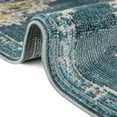 thumbnail image 5 of Unique Loom Paragon Collection Area Rug - Grayson (4' Octagon Gray and Blue/Ivory), 5 of 10