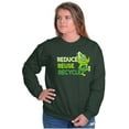thumbnail image 3 of Reduce Reuse Recycle Woodsy Owl Sweatshirt for Men or Women Brisco Brands L, 3 of 5