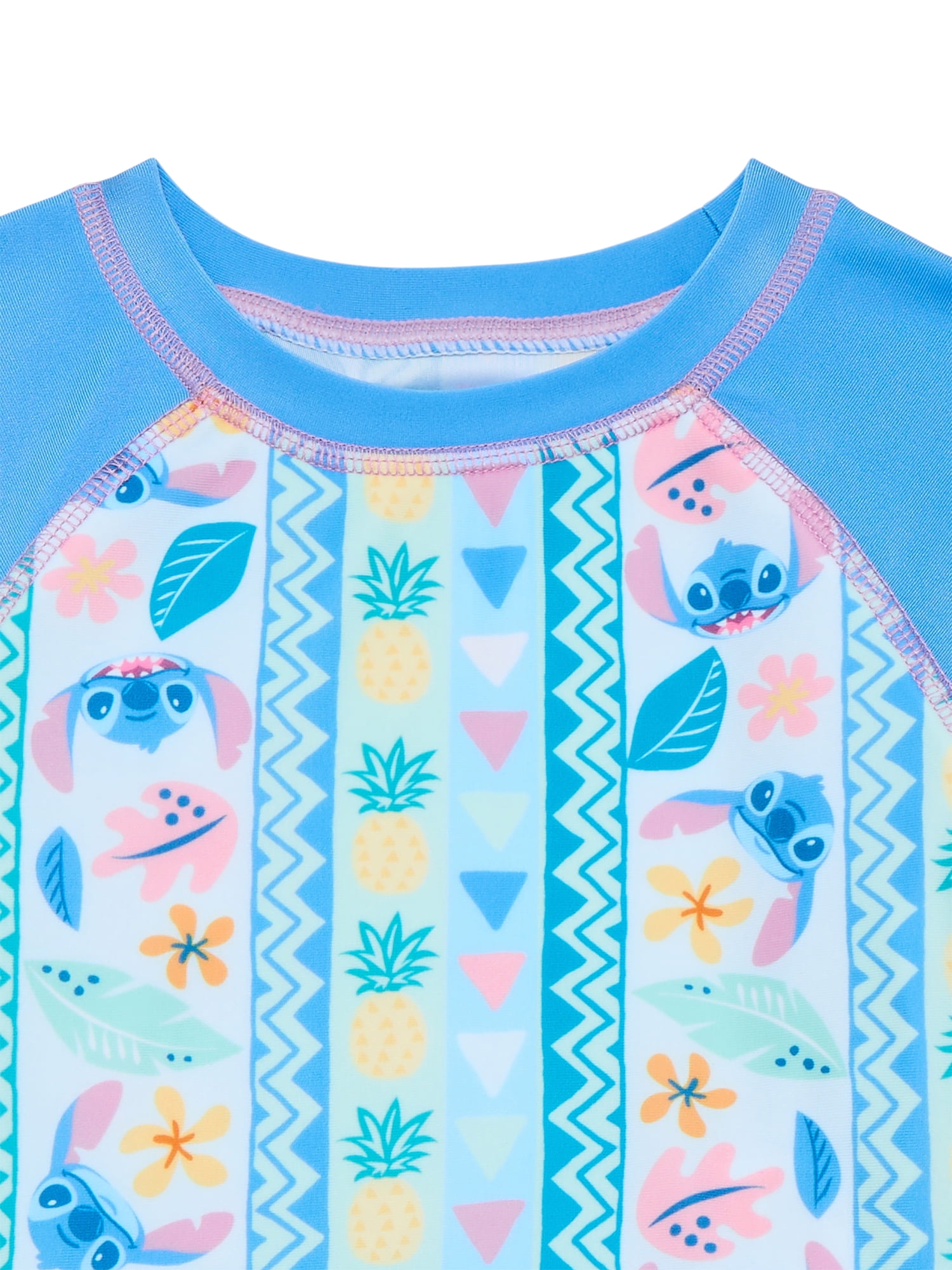 Character Toddler Girl Rash Guard Bikini Swimsuit Set, 2-Piece, Sizes 12M-5T