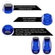 thumbnail image 4 of Paquete de 2 luces LED de advertencia de luz de seguridad con 3 modos de luz azul JShteea Accesorios para bicicletas, 4 of 8