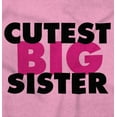 thumbnail image 2 of Cutest Big Sister Sibling Family Bodysuit Jumper Girls Infant Baby Brisco Brands 18M, 2 of 6