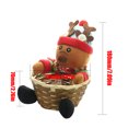 thumbnail image 2 of Organizador de almacenamiento Cesta de almacenamiento de Navidad Caja de dulces Soporte de cesta de almacenamiento Decoraciones navideñas Regalos Suministros de Navidad Abanopi Organizador de almacenamiento, 2 of 7