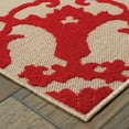 thumbnail image 3 of HomeRoots 507566 10 x 13 ft. Sand Oriental Stain Resistant Indoor & Outdoor Rectangle Area Rug, 3 of 5