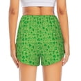 thumbnail image 2 of Lsque St Patrick's Day Printed Women's Running Shorts with Liner Pockets,Elastic Quick Dry Workout Athletic Gym Yoga Shorts,Womens High Waist Shorts-Large, 2 of 9