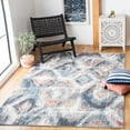 thumbnail image 2 of SAFAVIEH Phoenix Antilla Geometric Area Rug, Ivory/Blue, 6'7" x 6'7" Square, 2 of 7