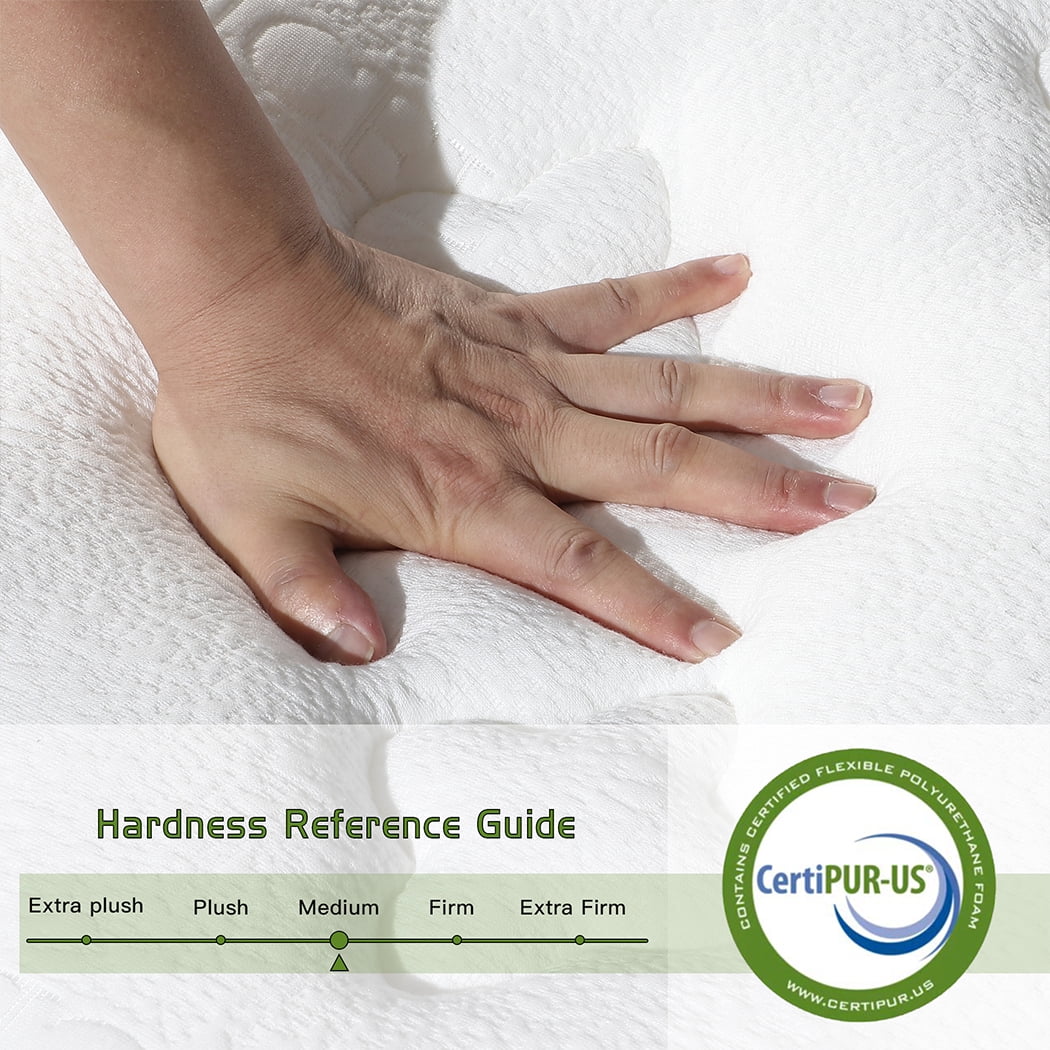 lemontalking 14 inch Pocket Springs Gel Memory Foam, Hybrid Mattresses in a Box, Twin Mattress