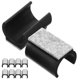 thumbnail image 2 of 10 almohadillas para muebles, almohadillas para patas de silla, tapas para patas de silla en forma de U, protectores de suelo de fieltro, 2 of 8
