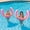 Pink, variant on 2Pcs 30 x 24 In Inflatable Curved Swimming Pool Noodle, Pool Float for Adult Summer Vacation Beach Swim Water Games Travel