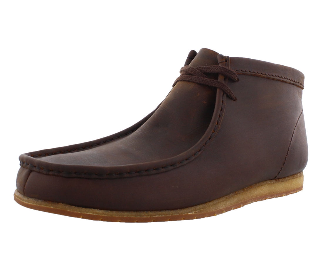 Clarks men's wallabee step boot clearance chukka