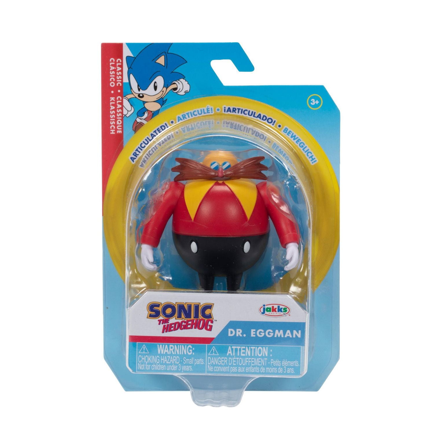 Figurine Sonic de 2,5 pouces – Eggman classique