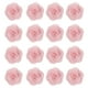 thumbnail image 1 of Uxcell 16 Pcs Rosas de Tela, Pin de Solapa de 2 Pulgadas para Hombres, Flores Artificiales de Satén para Accesorios de Manualidades DIY, Costura, Envoltura de Regalos, Decoración de Bodas, Rosa, 1 of 5
