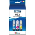 thumbnail image 1 of Epson T522 Ink Bottle Combo Pack - Cyan/Magenta/Yellow, 1 of 5