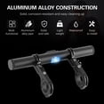 thumbnail image 3 of Cycle  Handlebar Extended Bracket USB Charging Power Bank Bike Front Light Mount Bar Holder Multifunction Cycle Aluminium Alloy Handlebar Extender Handlebar Extension, 3 of 7